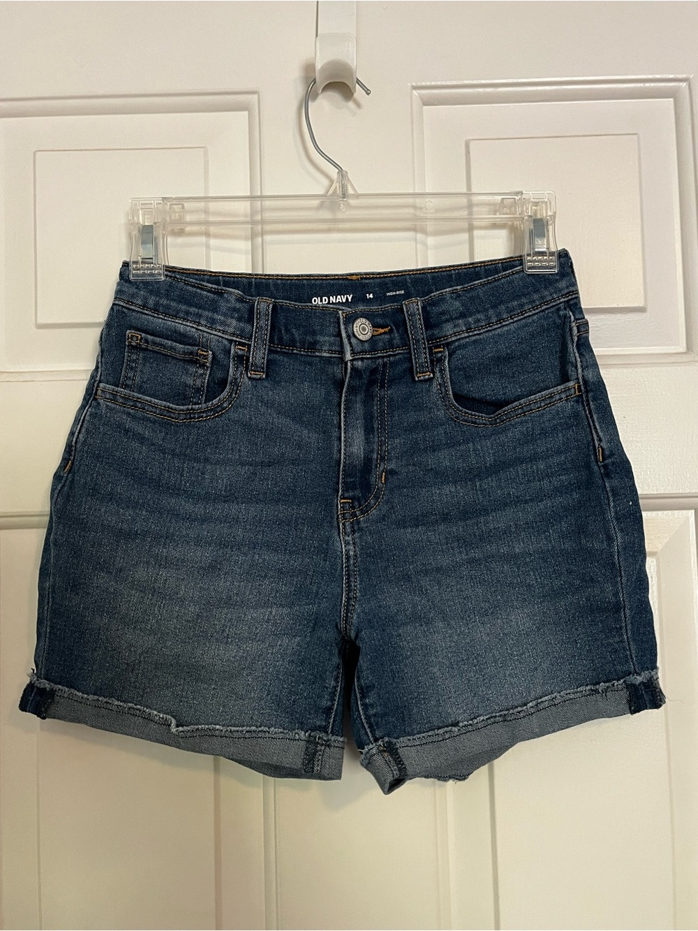 Old Navy Women's Dark Blue Denim Shorts